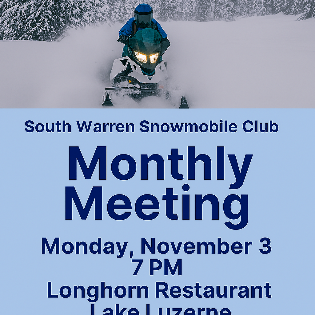 Monthly Club meeting